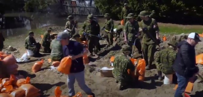Şiddetli Yağış Ve Fırtına Kanada’yı Sular Altında Bıraktı