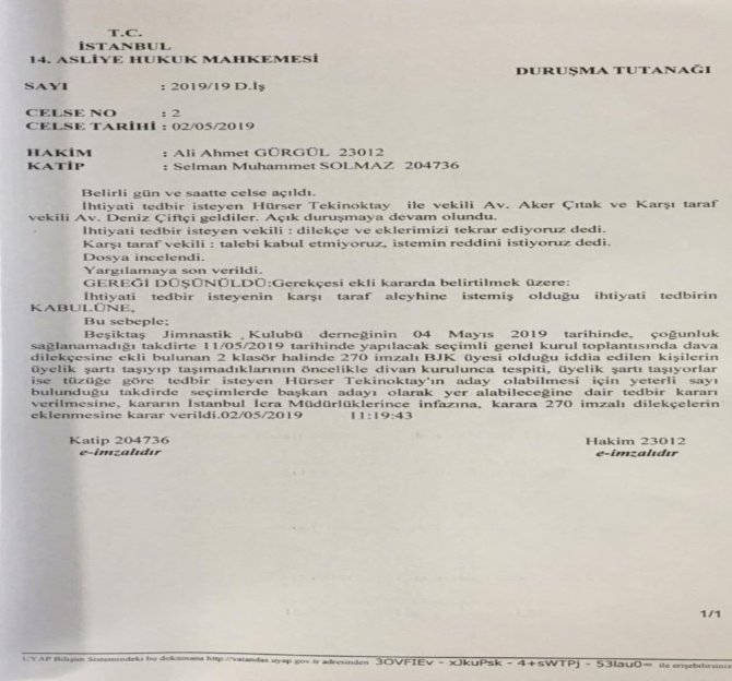 Hem İmzaları Topladı Hem Mahkemeyi Kazandı