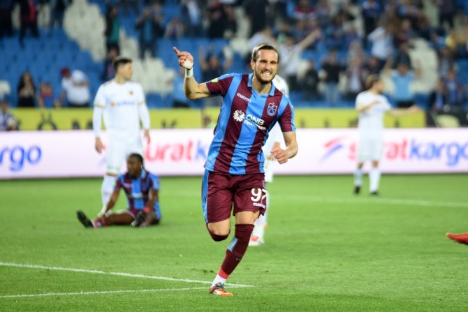 Spor Toto Süper Lig: Trabzonspor: 2 - İstiklal Mobilya Kayserispor: 1 (İlk Yarı)