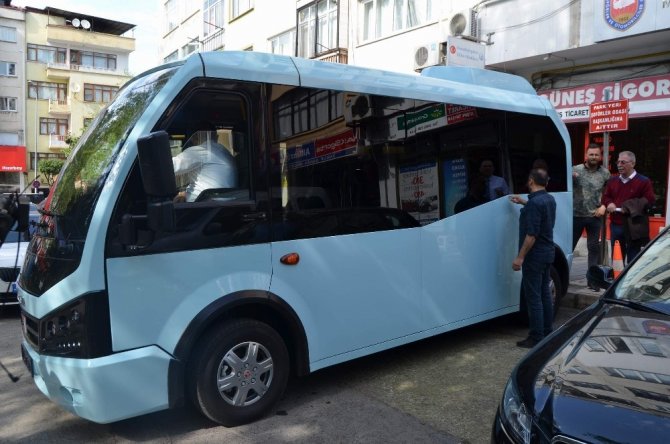 Trabzon’da Yeni Tip Dolmuşlar Şoförler Esnafının İncelemesine Sunuldu