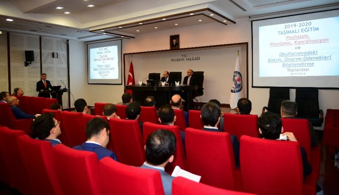 Trabzon’da 2019-2020 Yılı Eğitim- Öğretim Yılına İlişkin Değerlendirme Toplantısı