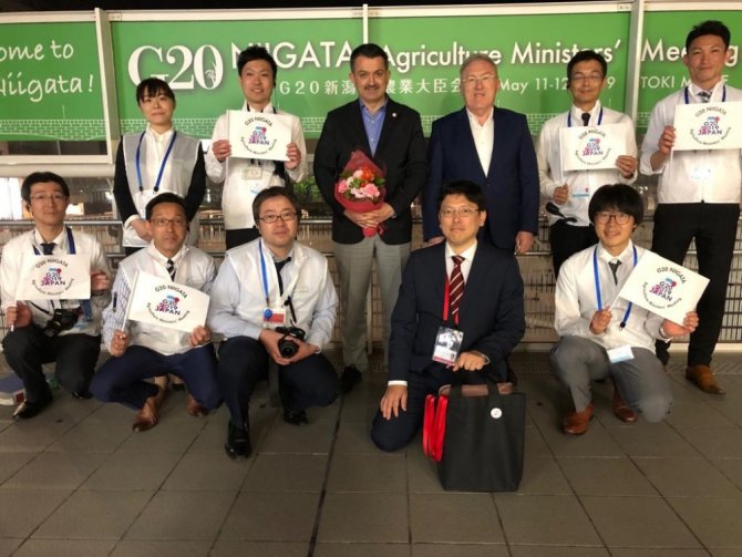 G20 Tarım Bakanları Zirvesi Japonya’nın Niigata Şehrinde Başladı