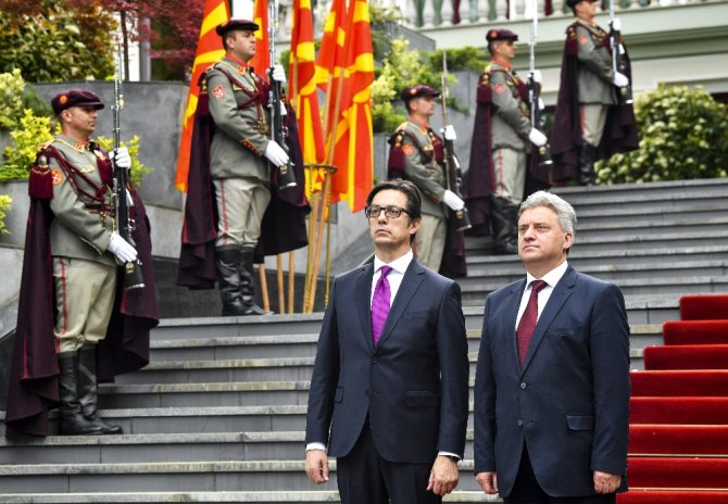 Kuzey Makedonya’nın Yeni Cumhurbaşkanı Pendarovski Görevi Teslim Aldı