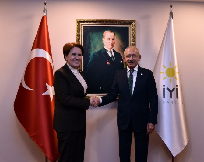 Chp Genel Başkanı Kılıçdaroğlu, Akşener’i Ziyaret Etti