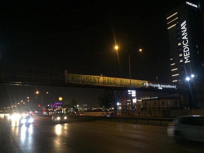 Bursasporlu Taraftarlardan Oyunculara Mesaj