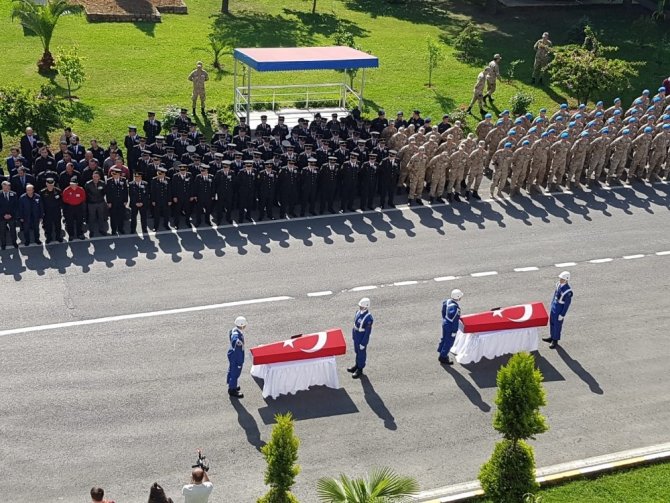 Kayıp Muhabiri Arama Çalışmalarında Suya Kapılarak Şehit Olan Askerler İçin Tören Düzenlendi