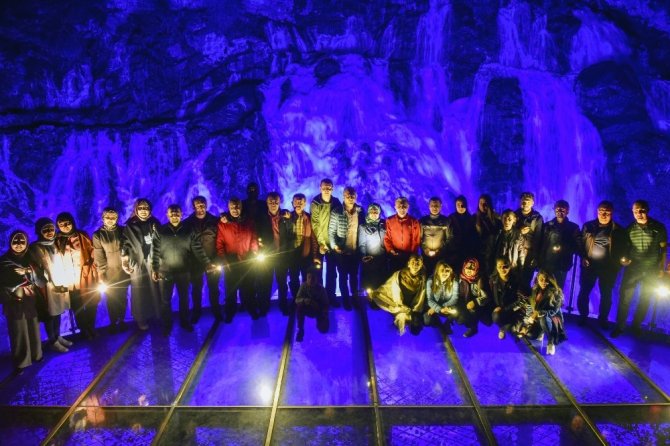 Gümüşhaneli Dağcılar 40 Gözeli Şelalede İftar Yaptı