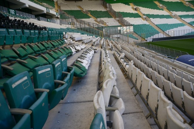 Bursaspor’un Stadyumunda 1.5 Milyon Tl’lik Zarar