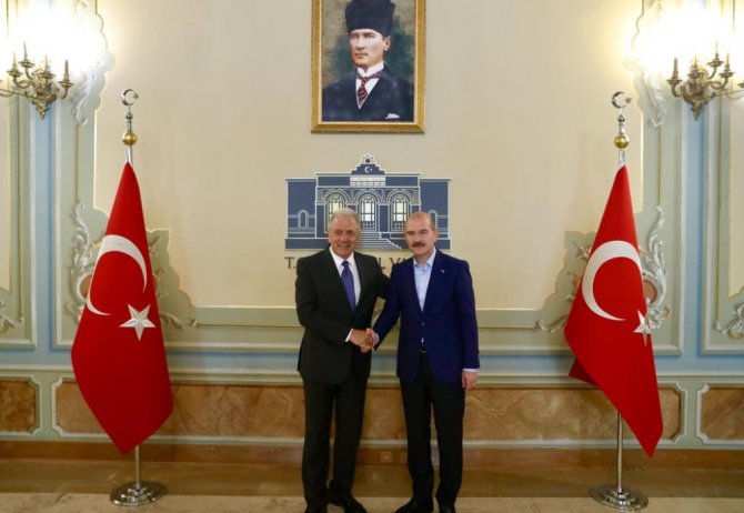 İçişleri Bakanı Soylu, Ab Komiseri Avramopoulos’u Kabul Etti 