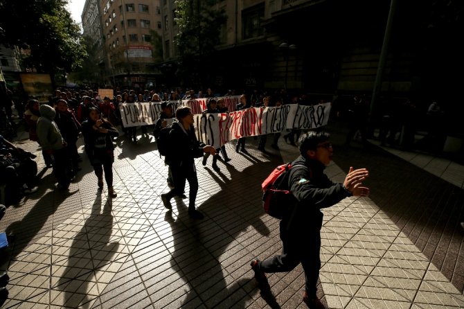 Şili’de Öğretmenler Süresi Belirsiz Grev Başlattı
