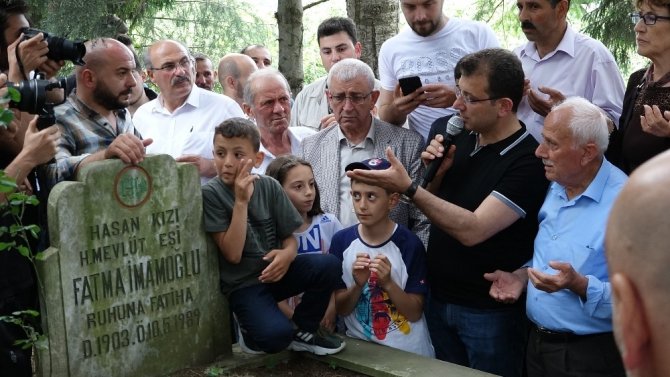 İmamoğlu Baba Ocağı Akçaabat’ta Mezarlık Ziyaretinde Bulundu
