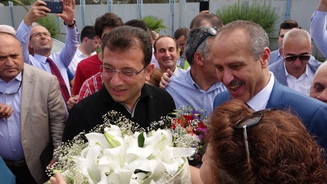 İmamoğlu’na Memleketi Trabzon’da Coşkulu Karşılama