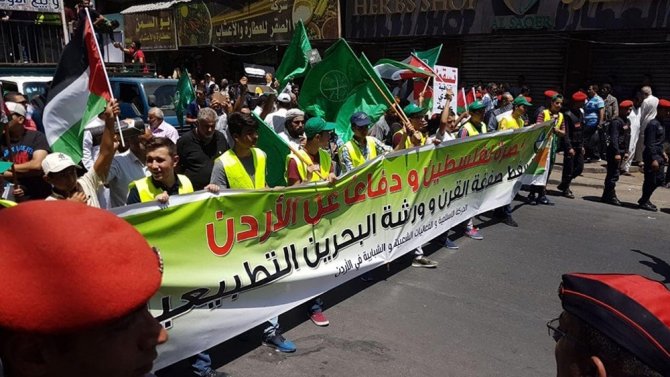 Ürdün Halkı “Yüzyılın Anlaşması” Planını Protesto Etti