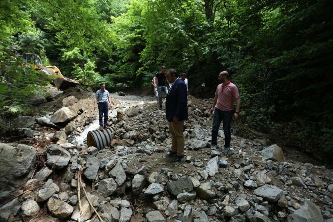 Canik’te Sel Ve Heyelan