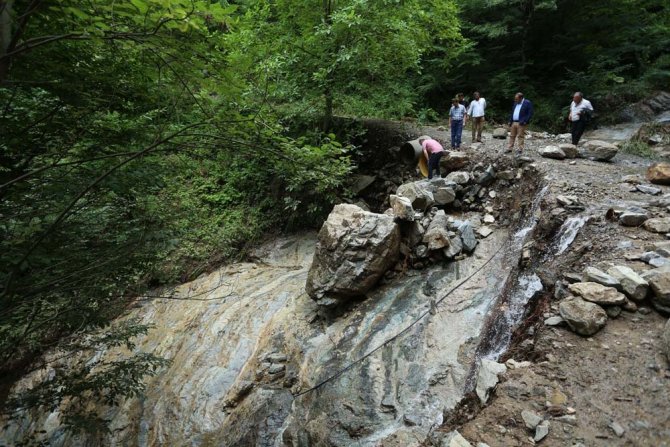 Canik’te Sel Ve Heyelan