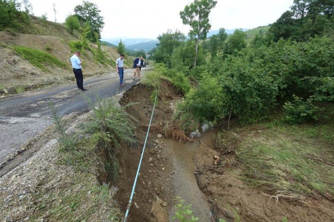 Canik’te Sel Ve Heyelan