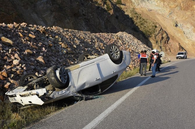 Gümüşhane’de 2 Ayrı Trafik Kazası: 4 Yaralı