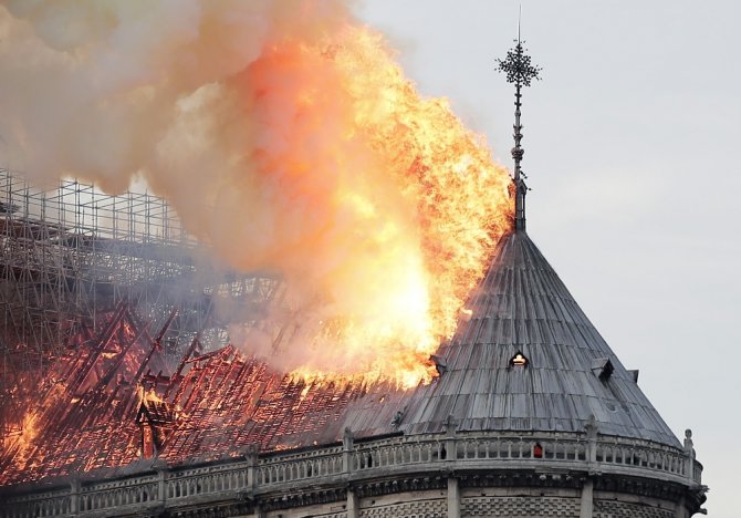 Notre Dame Yangınında Suç Unsuruna Rastlanmadı