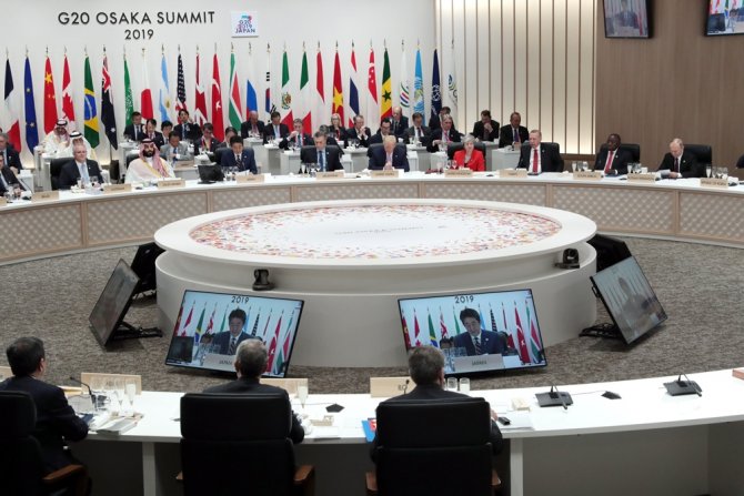 G20 Liderleri Dijital Ekonomi Oturumunda Buluştu