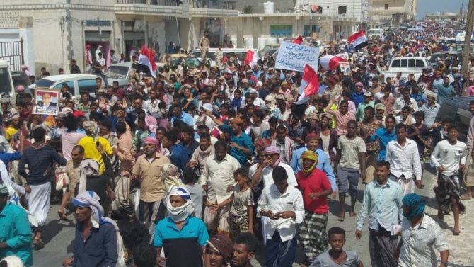Yemenliler Bae İşgaline Karşı Sokakta