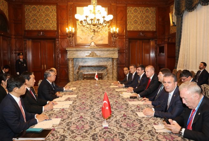 Japonya Temsilciler Meclisi Başkanı Tadamori’yi Kabul Etti