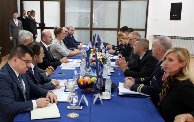 Bakan Soylu, Hırvatistan’da Mevkidaşı Bozinovic İle Görüştü