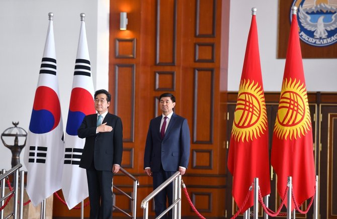 Güney Kore Başbakanı Kırgızistan’da