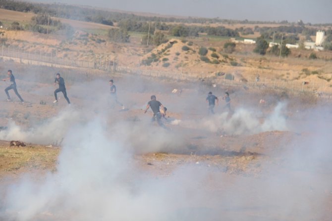 Gazze Sınırında 97 Kişi Yaralandı