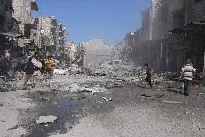 Esad Rejimi Ve Rus Savaş Uçakları İdlib’e Yine Saldırdı