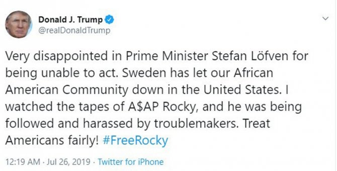 Trump, Abd’li Rapçi’nin Serbest Bırakılmasını İstedi