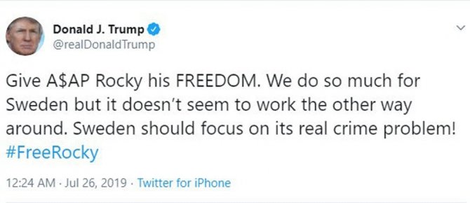 Trump, Abd’li Rapçi’nin Serbest Bırakılmasını İstedi