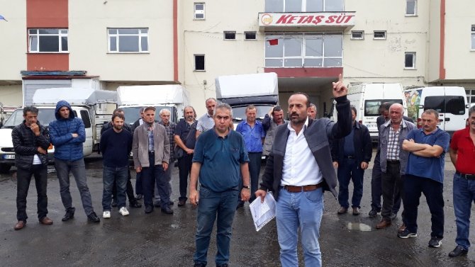 İflas Eden Süt Fabrikasının Satışının Durdurulmasına Üreticilerden Tepki