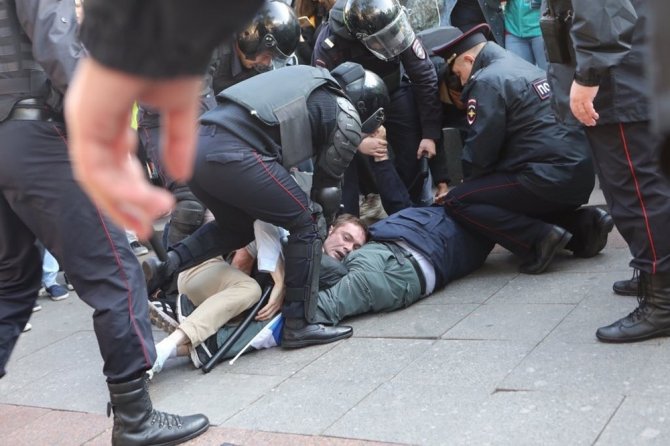 Moskova Protestolarında Gözaltı Sayısı 600’e Yükseldi