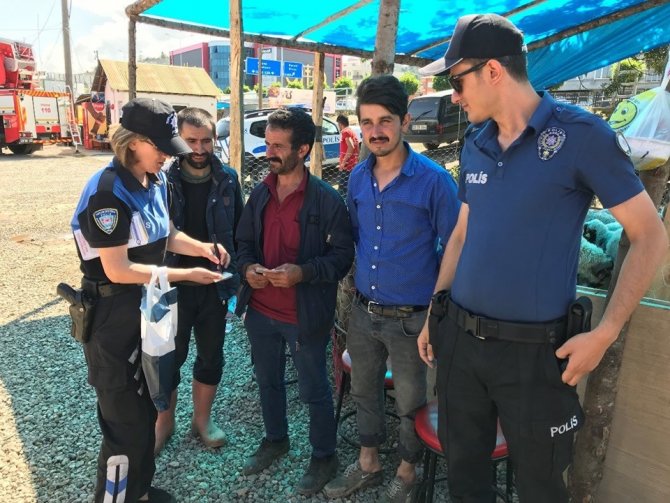 Giresun’da Polis Ekiplerinden Kurban Satıcılarına Uyarı