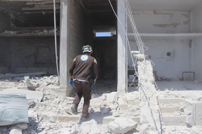 Esad Rejiminden İdlib’e Hava Saldırısı : 1 Ölü