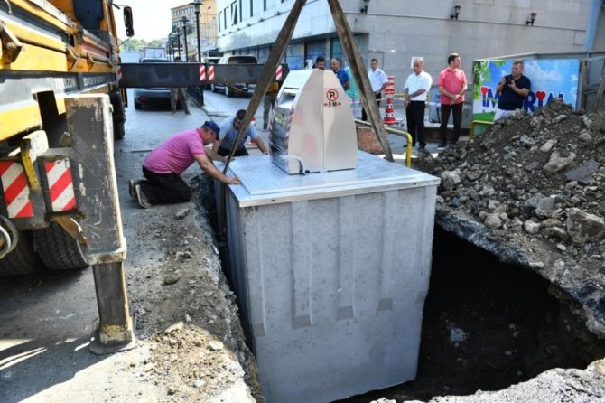 Ortahisar’da Çöp Konteynırları Yer Altına Alınıyor