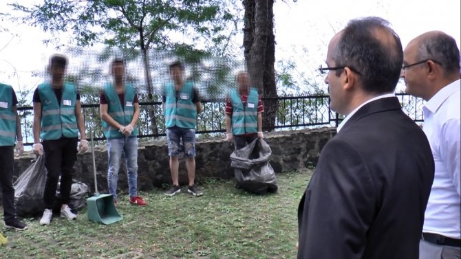 Hükümlüler Çöp Topladı