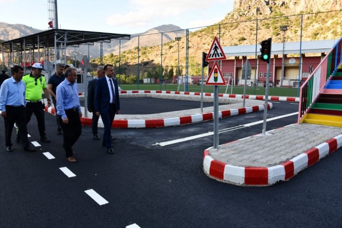 Gümüşhane’de Çocuk Trafik Eğitim Parkı Tamamlandı