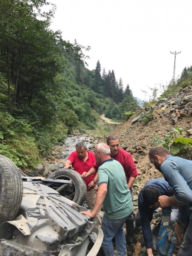 Giresun’da Trafik Kazası: 2 Yaralı