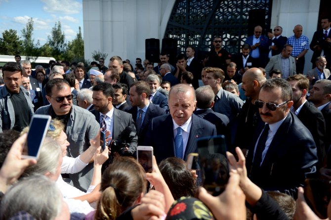Cumhurbaşkanı Erdoğan, Abdülhakim Sancak Camii’nin Açılışına Katıldı