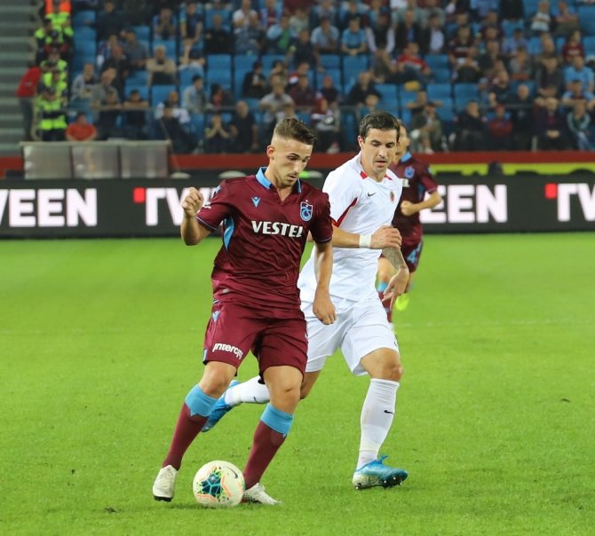 Süper Lig: Trabzonspor: 1 - Gençlerbirliği: 1 (İlk Yarı)