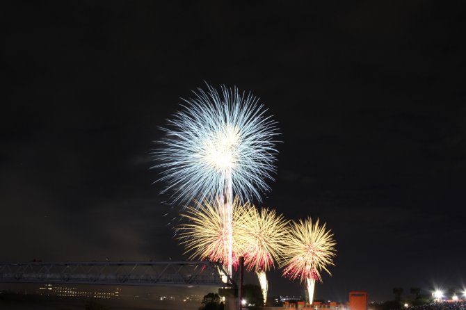 Tokyo’da Havai Fişek Festivalinden Renkli Görüntüler