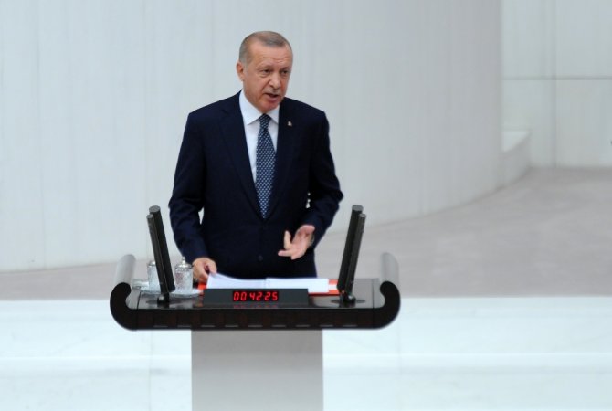Cumhurbaşkanı Erdoğan Yeni Yasama Yılının Açılışında Konuştu