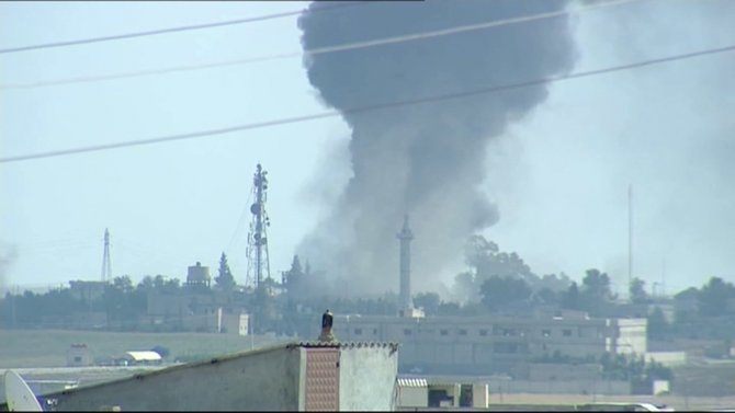 Tel Abyad Yoğun Bombardıman Altında