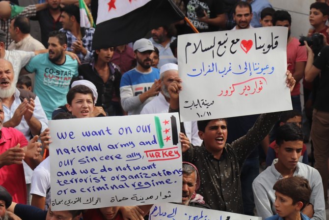 El Bab Halkından Barış Pınarı Harekatı’na Destek