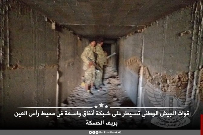 Suriye Milli Ordusu Pyd/pkk’nın Geniş Tünel Ağını Kontrol Altına Aldı