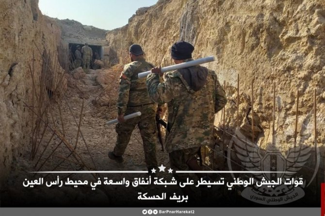 Suriye Milli Ordusu Pyd/pkk’nın Geniş Tünel Ağını Kontrol Altına Aldı