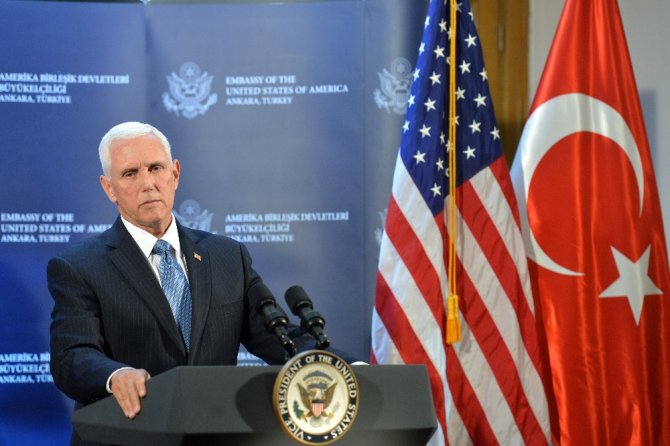 Abd Başkan Yardımcısı Pence: "Abd İle Türkiye, Suriye’de Bir Ateşkes Konusunda Anlaşmaya Vardı"