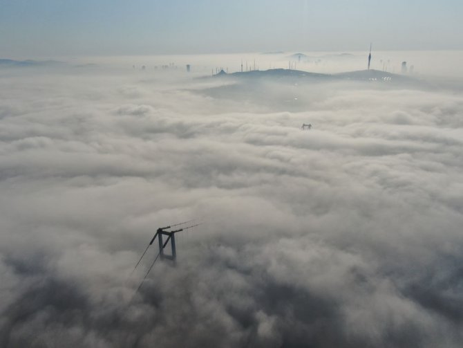 Sis Altındaki 15 Temmuz Şehitler Köprüsü Havadan Görüntülendi
