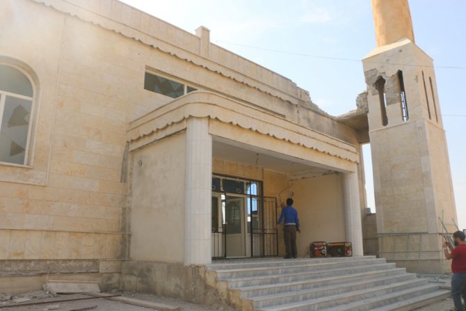 Resulayn’da Ypg/pkk’nın Saldırdığı Cami Görüntülendi